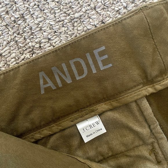 J. Crew Andie Chino Pants in Olive Moss - Picture 7 of 13